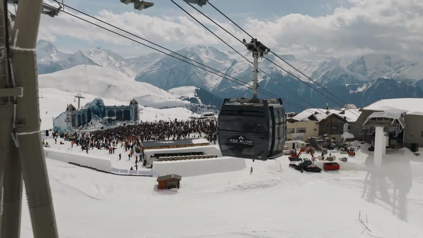 Teleférico do Domaine de l'Alpe d'Huez
